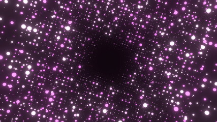 トンネル 整列 科学 パーティクル 回転 紫 [別Verあり]