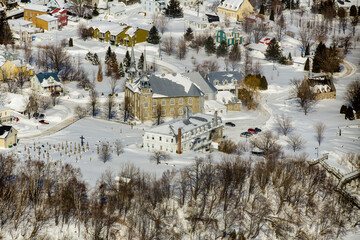 Village de Deschambault Quebec Canada in Winter