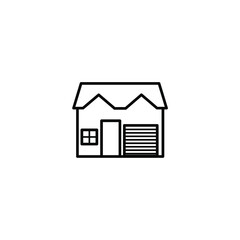 house icons symbol vector elements for infographic web
