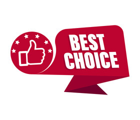 Best choice sign, label vector.
