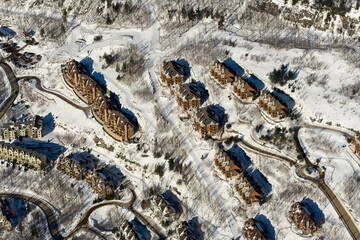 Ski Resort of Le Mont-Tremblant Quebec Canada