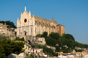 Fototapeta premium Morning walk in old part of Gaeta, ancient Italian city in province Latina