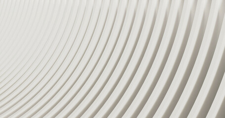 Abstract gray and white Architecture Construction 3d curve background. 3d rendering.