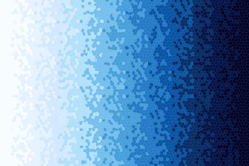 Obraz premium Abstract mosaic blue gradient geometric background.