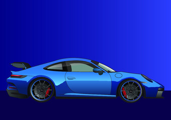 Naklejka premium sports car