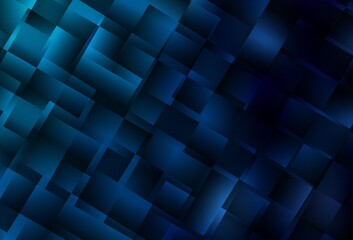 Dark BLUE vector polygonal template.