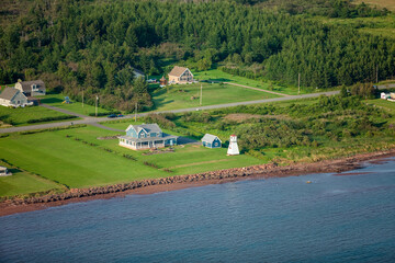 Coastal Lighthouse Wellington Prince Edward Island Canada