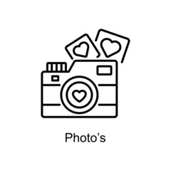 Obraz premium Photo’s Vector line icons for your digital or print projects.