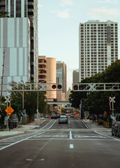 downtown city state florida miami street 