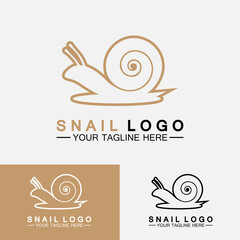 Snail Logo creative modern design inspiration vector