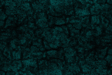 Abandoned old cyan color concrete wall surface for texture background