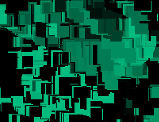 abstract green and black background