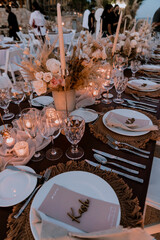 Boho Wedding Table Scape