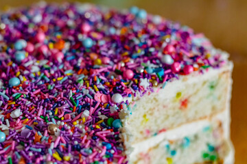 Obraz premium Sprinkle Birthday Cake