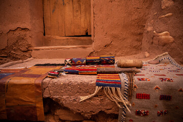 Traditional Moroccan rugs. Morocco. Africa