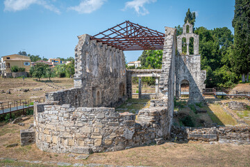 Early Christian Basilica Corfu Kerkyra, Greece, Ionian Islands, Europe