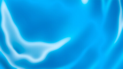 Abstract gradient liquid blue background.