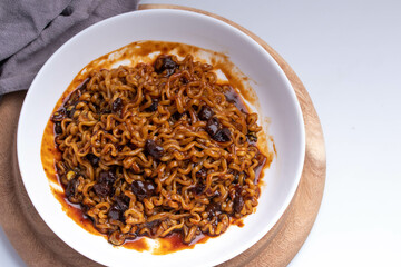 Jajangmyeon Korean Instant Noodles Black Noodles