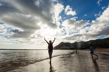 Fototapeta premium Playa de Las Teresitas, Canary Island Tenerife, Spain