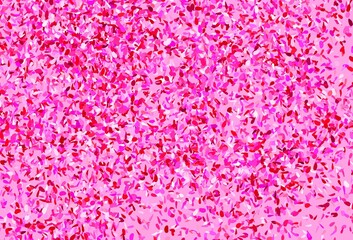 Obraz premium Light Purple, Pink vector doodle pattern with leaves.