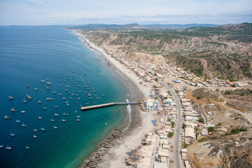 Punta Sal Grande Peru. Fishing Village.