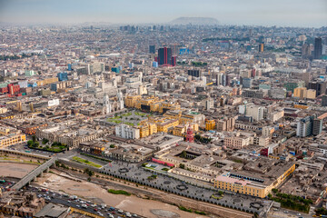 Obraz premium Urban Sprawl fo Capital City Lima Peru