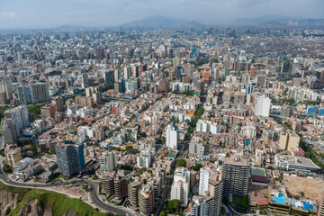 Central Downtown Commercial and Financial Districts Capital City Lima Peru