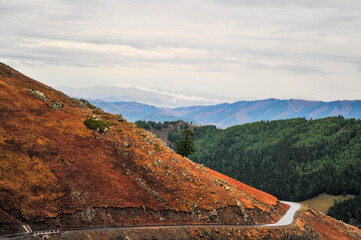 Naklejka premium Natural scenery of Altay region in Xinjiang, China