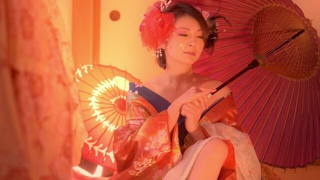 遊郭の花魁イメージ