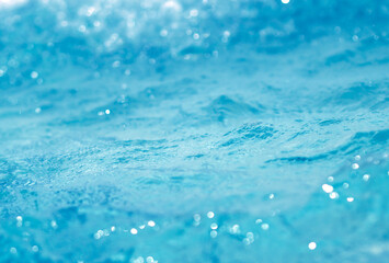 Water surface blue background