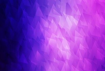 Light Purple, Pink vector background in polygonal style.