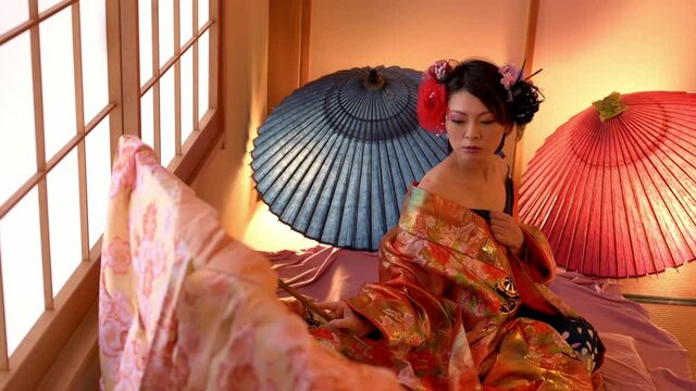 遊郭の花魁イメージ