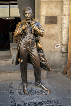 Leopold von Sacher-Masoch Statue - Lviv, Ukraine