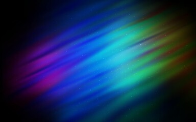Dark Multicolor vector background with galaxy stars.