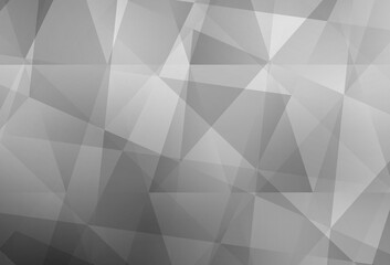 Light Gray vector polygonal template.