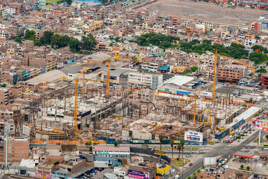 Construction Site Capital City Lima Peru