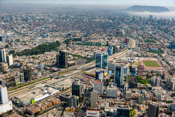 Urban Sprawl fo Capital City Lima Peru