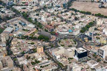 Urban Sprawl fo Capital City Lima Peru
