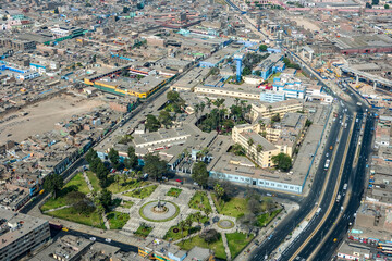 Commercial Areas of Capital City Lima Peru
