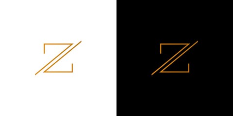 Modern and professional letter Z initials logo design 1