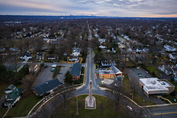 Aerial Drone of Cresskill New Jersey 