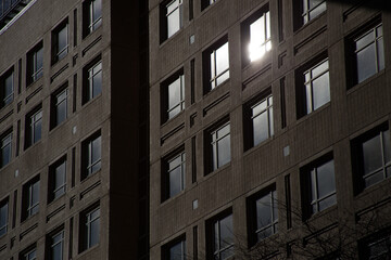 Fototapeta na wymiar windows of a building