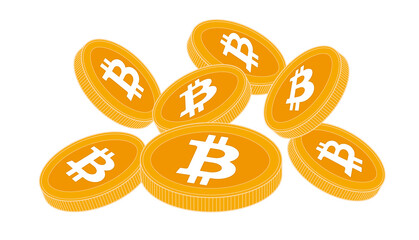 たくさんのビットコイン