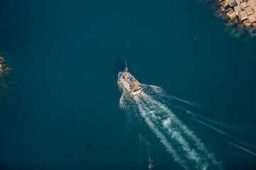 Fishing Boat Porticello Santa Flavia Sicily Italy