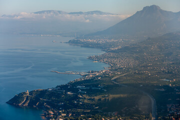 Coastline Porticello Santa Flavia Sicily Italy