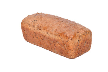 Bread in the shape of a brick..