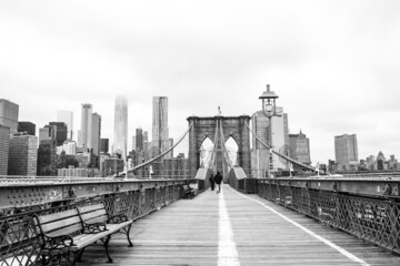 Brooklyn bridge ブルックリンブリッジ - obrazy, fototapety, plakaty