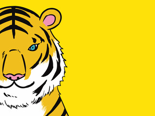 寅　虎年賀状2022お正月