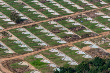 Hillside Shrine Tombs Thailand