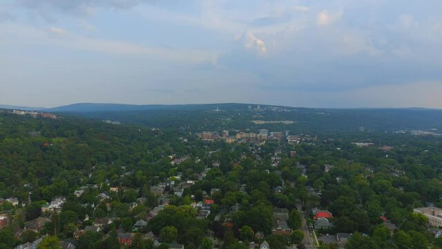 Epic Aerial View of Ithaca, Cornell and Ithaca College Landscape - Part 3